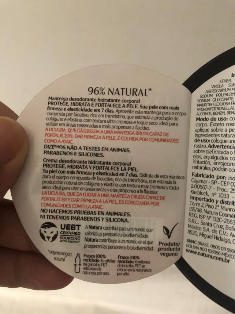 Resenha Natura Ekos Ucuuba Manteiga Hidratante Corporal