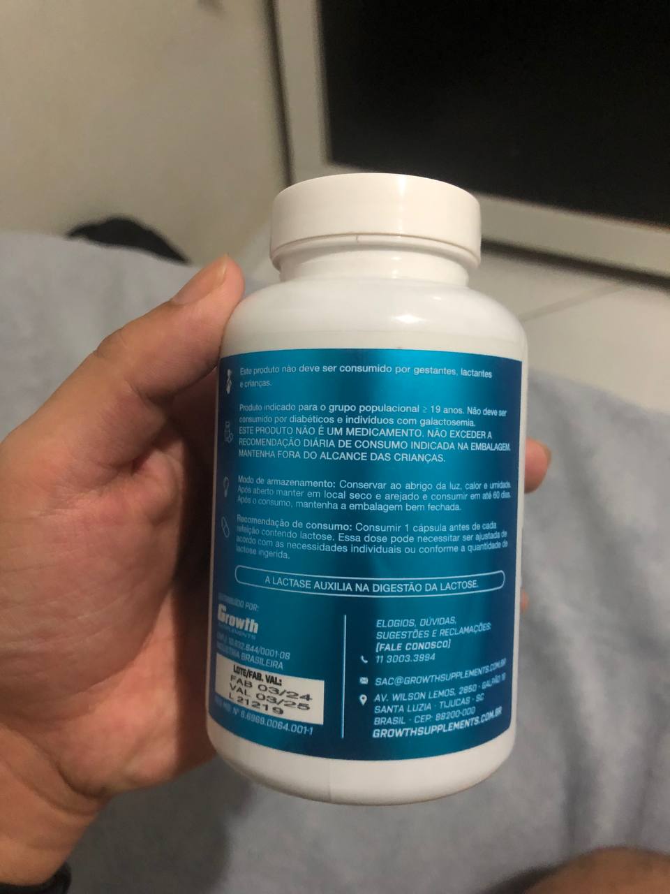 Resenha Lactase Growth GSuplementos 10000 FCC Vale a pena?