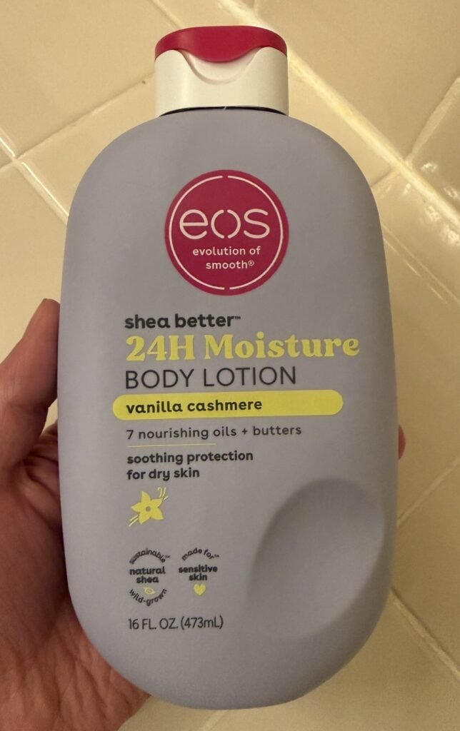 EOS Vanilla Cashmere: veja minha opinião sobre o cheiro, a textura e a embalagem, além dos ingredientes e benefícios do hidratante.
