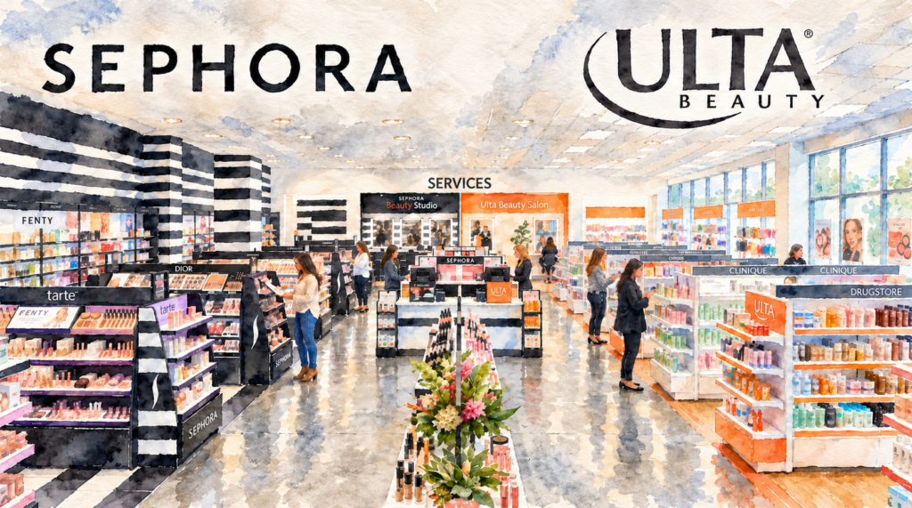 Conheça as marcas da Sephora e Ulta de A a Z: origens, diferenciais, produtos famosos, ingredientes e dicas para comprar melhor.